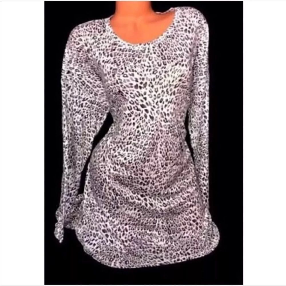 Victoria’s Secret The Angel sleep tee sleepshirt animal print X-Large